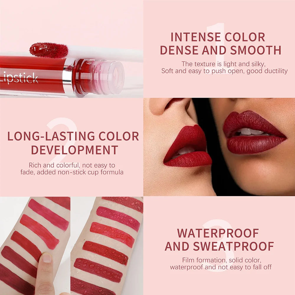 YIYUEQIANLI Velvet Matte Lipstick - LIPOXI