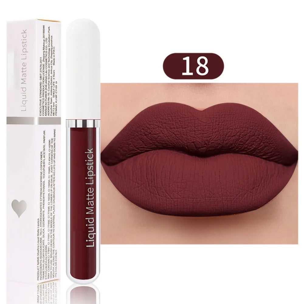 YIYUEQIANLI Velvet Matte Lipstick - LIPOXI