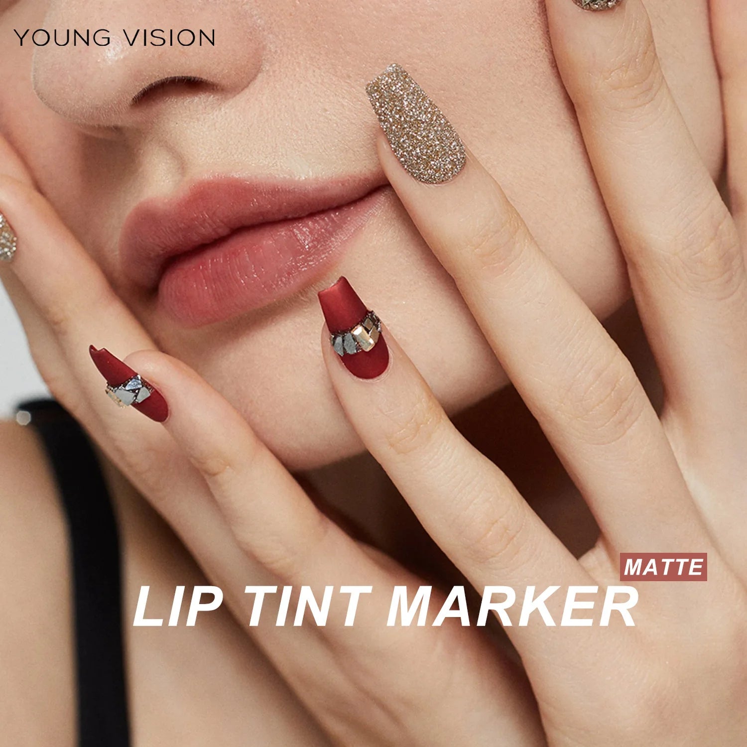 YOUNG VISION Lip Tint Marker Liquid Lipstick 2-in-1 - LIPOXI