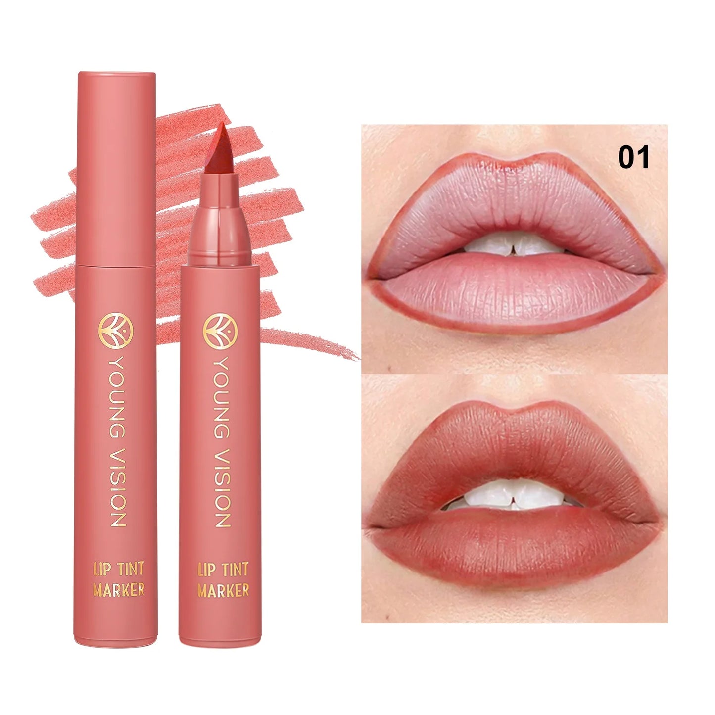 YOUNG VISION Lip Tint Marker Liquid Lipstick 2-in-1 - LIPOXI