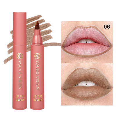 YOUNG VISION Lip Tint Marker Liquid Lipstick 2-in-1 - LIPOXI