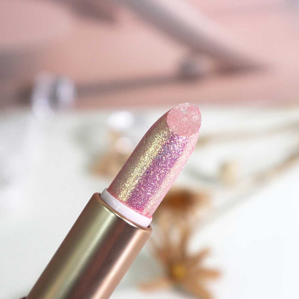 Pinkish Golden Shimmer Lip Gloss - LIPOXI