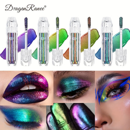 9-Color Metallic Holographic Makeup Set - LIPOXI