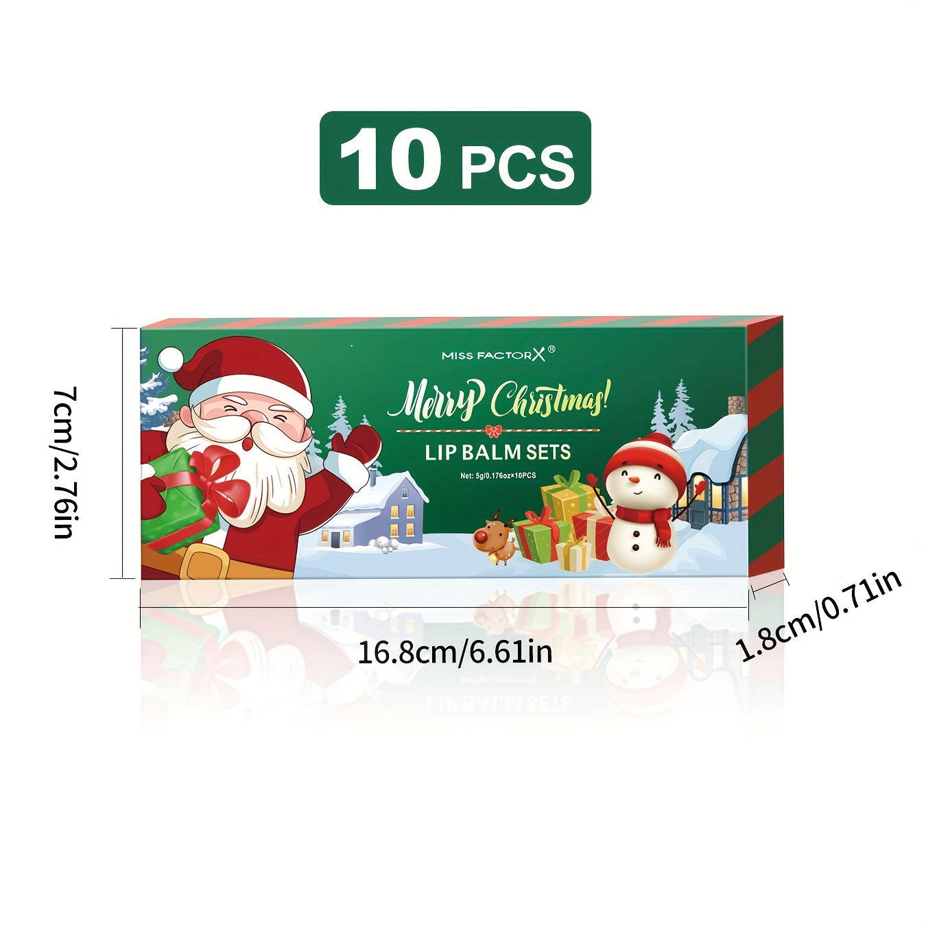 Merry Christmas Lip Balm Set - LIPOXI