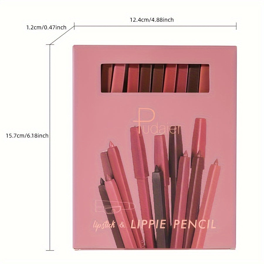 Vibrant Velvet Lip Liner Set - LIPOXI