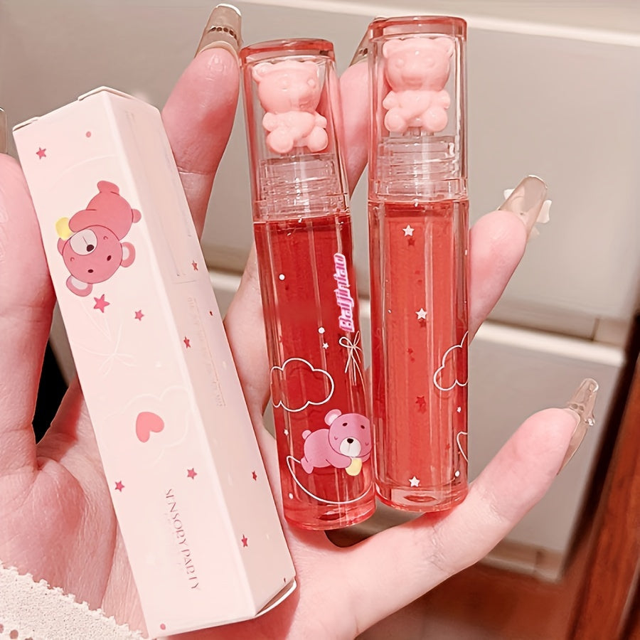 6-Color Bear Lip Glaze - LIPOXI