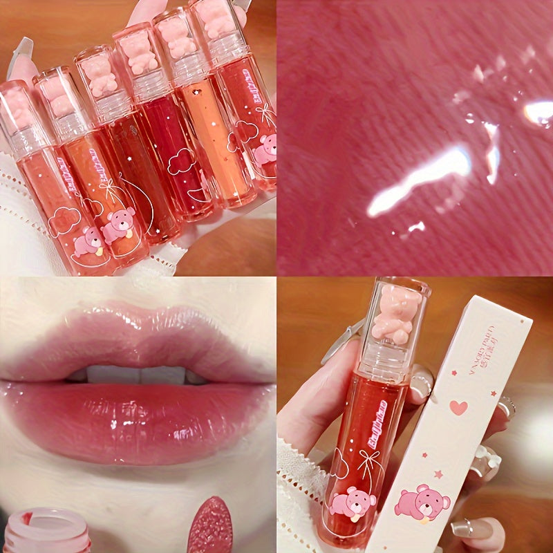 Cute Bear Lip Glaze Set - LIPOXI