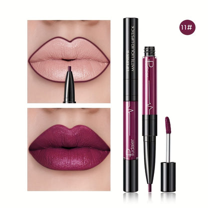 Berry Bliss 16-Color Lipstick & Liner Set - LIPOXI