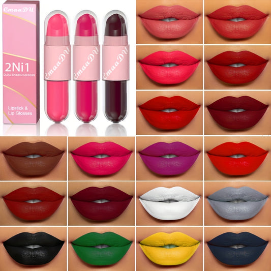 Two-in-One Lipstick and Lip Gloss - LIPOXI