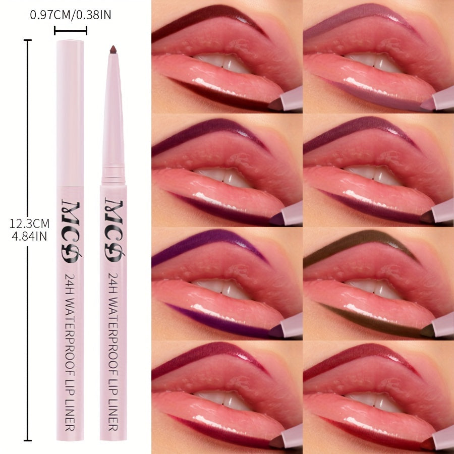 MCD Waterproof Lip Liner Crayon Set - LIPOXI