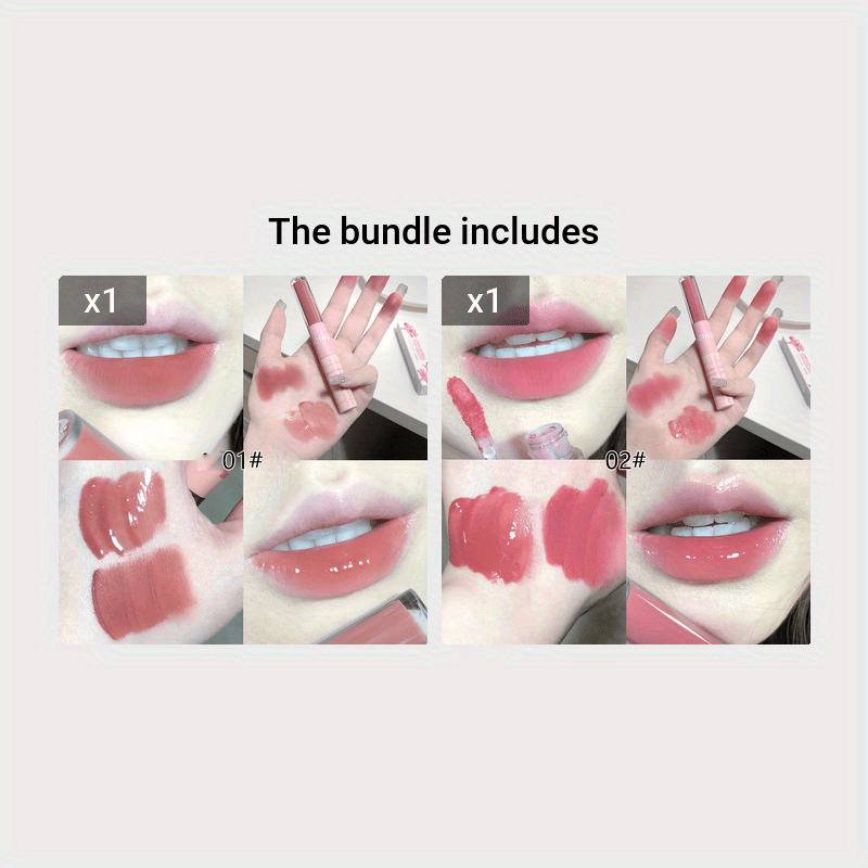 SHAQINUO Double-Headed Lip Glaze - LIPOXI