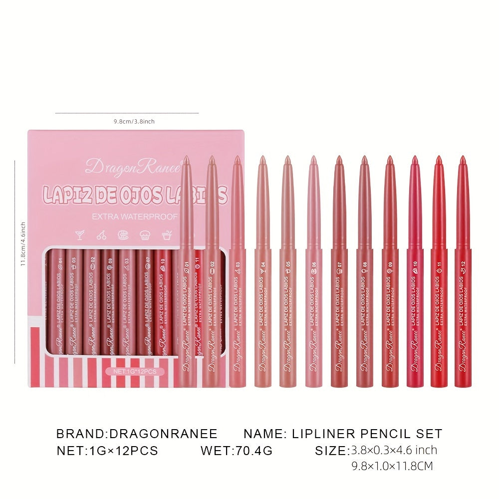 DragonRanee Red Lip Liner Set - LIPOXI