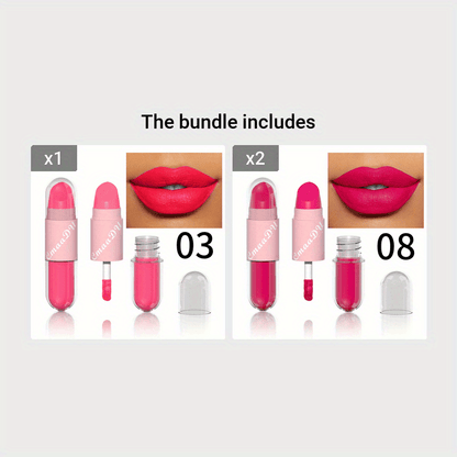 Two-in-One Lipstick and Lip Gloss - LIPOXI