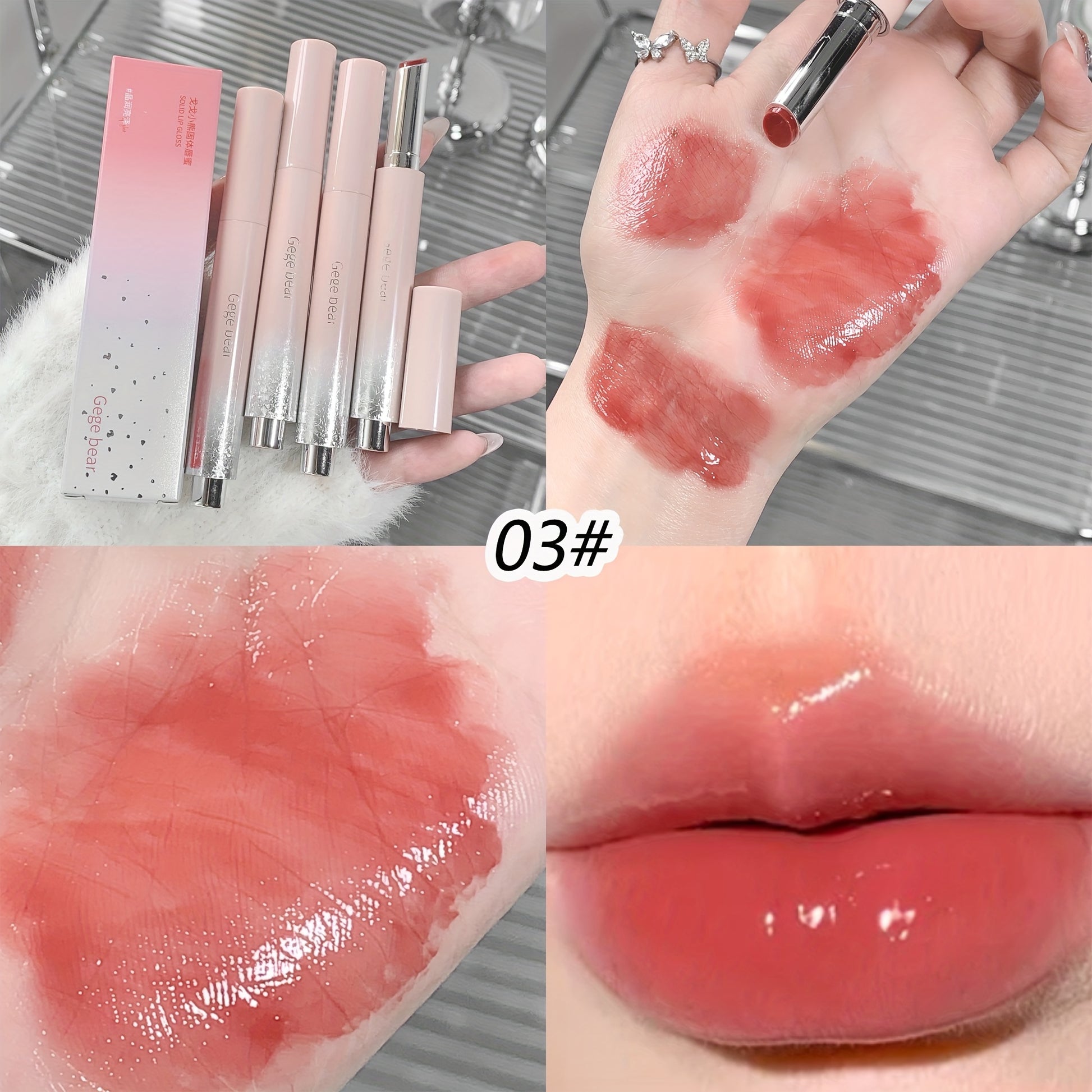 Clear Rotating Tinted Lip Balm - LIPOXI