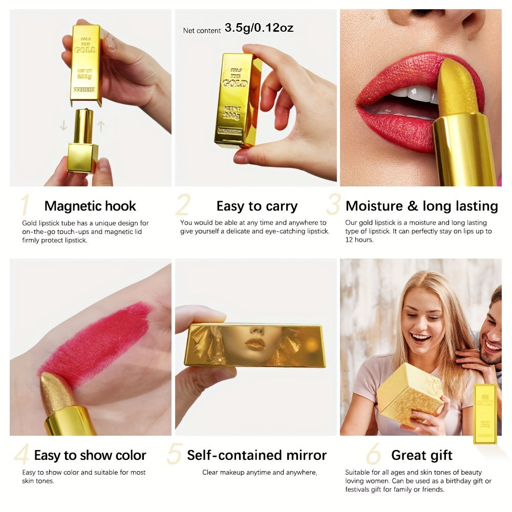 Golden Brick Lipstick - LIPOXI