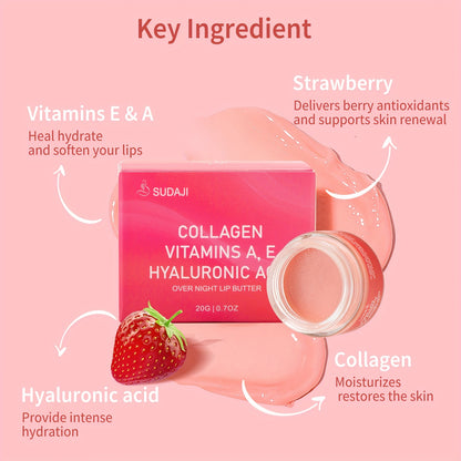 Nourishing Strawberry Lip Mask - LIPOXI