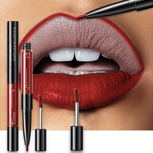 Seductive Duo: Waterproof Lip Liner & Gloss - LIPOXI