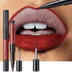 Seductive Duo: Waterproof Lip Liner & Gloss