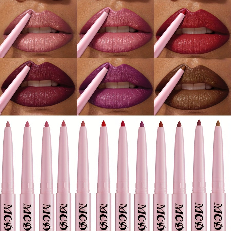 MCD Waterproof Lip Liner Crayon Set - LIPOXI