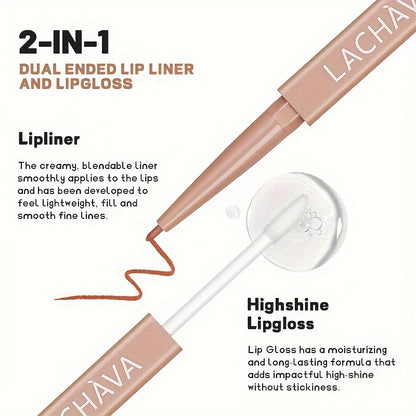 Pudaier Silky Cream Lip Liner & Gloss Duo - LIPOXI