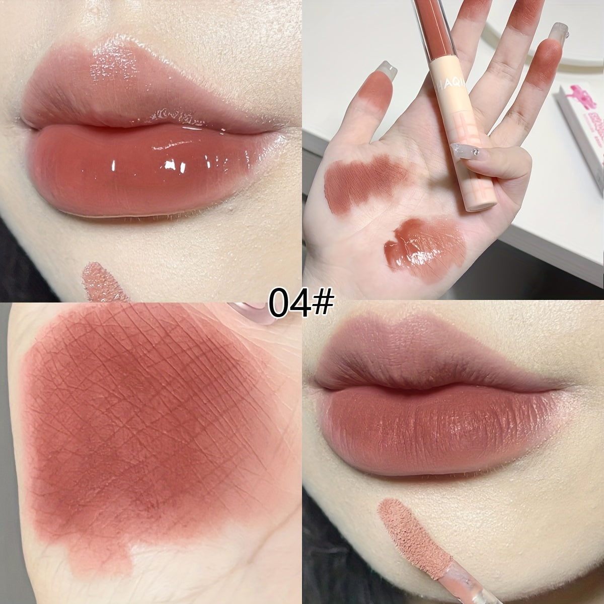 SHAQINUO Double-Headed Lip Glaze - LIPOXI