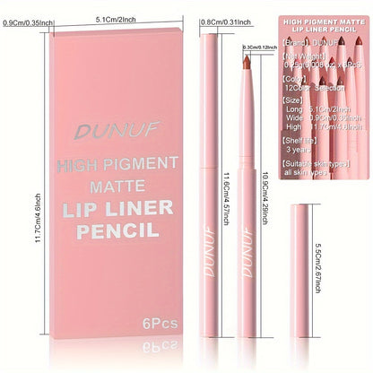 Velvet Matte Lip Liner Pencil Set - LIPOXI