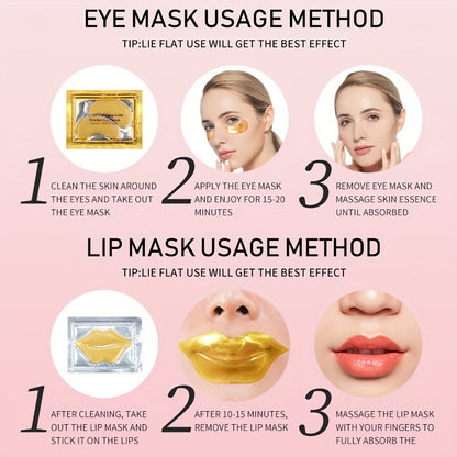 Glistening Eye & Lip Mask Set - LIPOXI