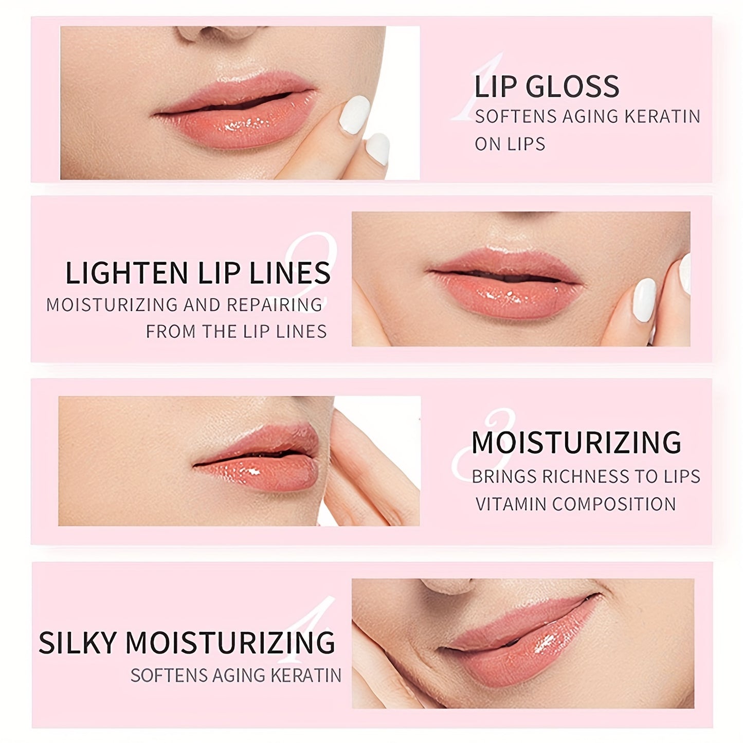 Hydrating Pink Crystal Lip Masks - LIPOXI