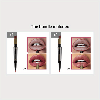 Double-Ended Matte Lip Liner & Lipstick - LIPOXI