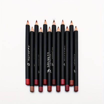 Nude Elegance: 12-Color Matte Lipstick & Liner Set - LIPOXI