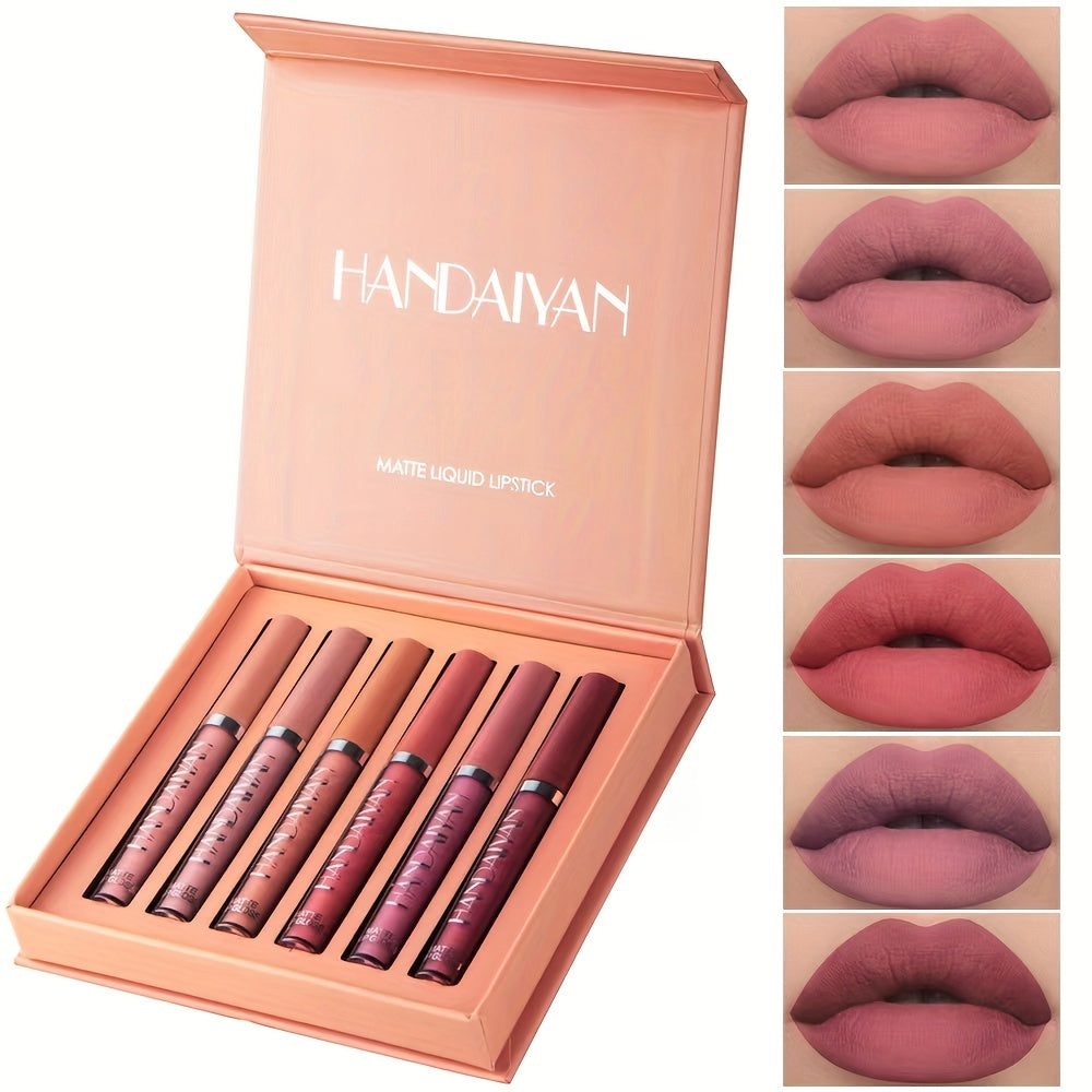 6pcs Satin Lipstick Set - LIPOXI