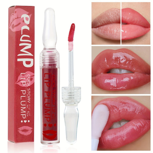 Glossy Red Tinted Lip Oil - LIPOXI