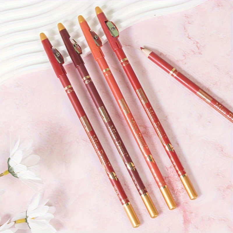 Vibrant 12-Color Lip Liner Set - LIPOXI