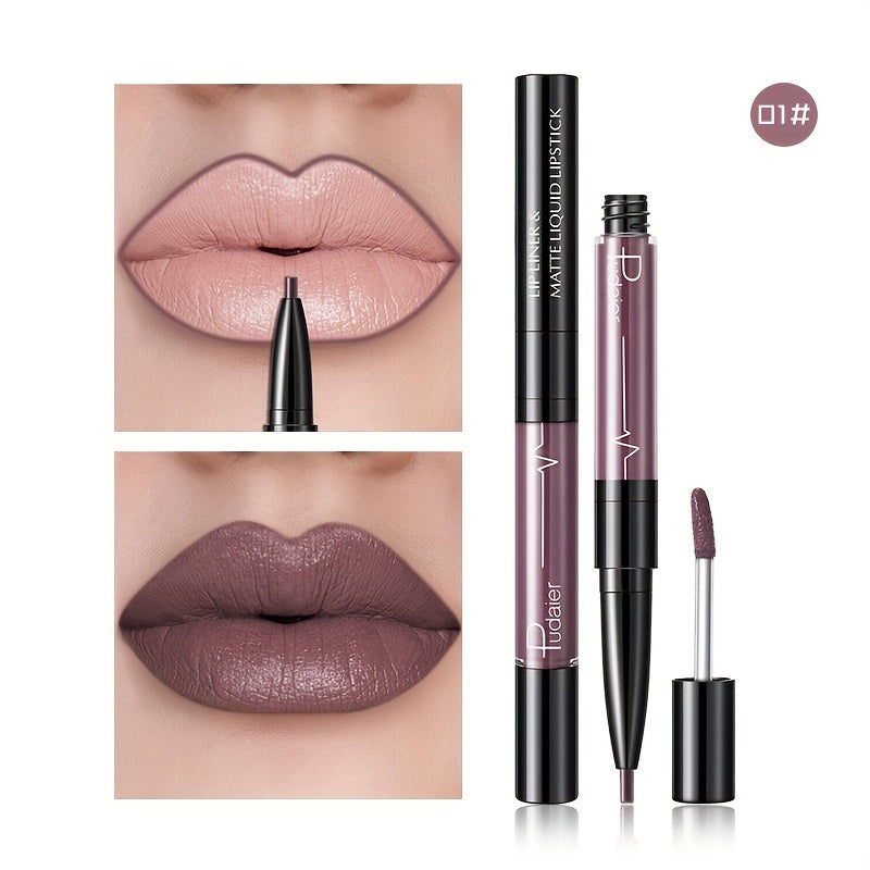 Seductive Duo: Waterproof Lip Liner & Gloss - LIPOXI