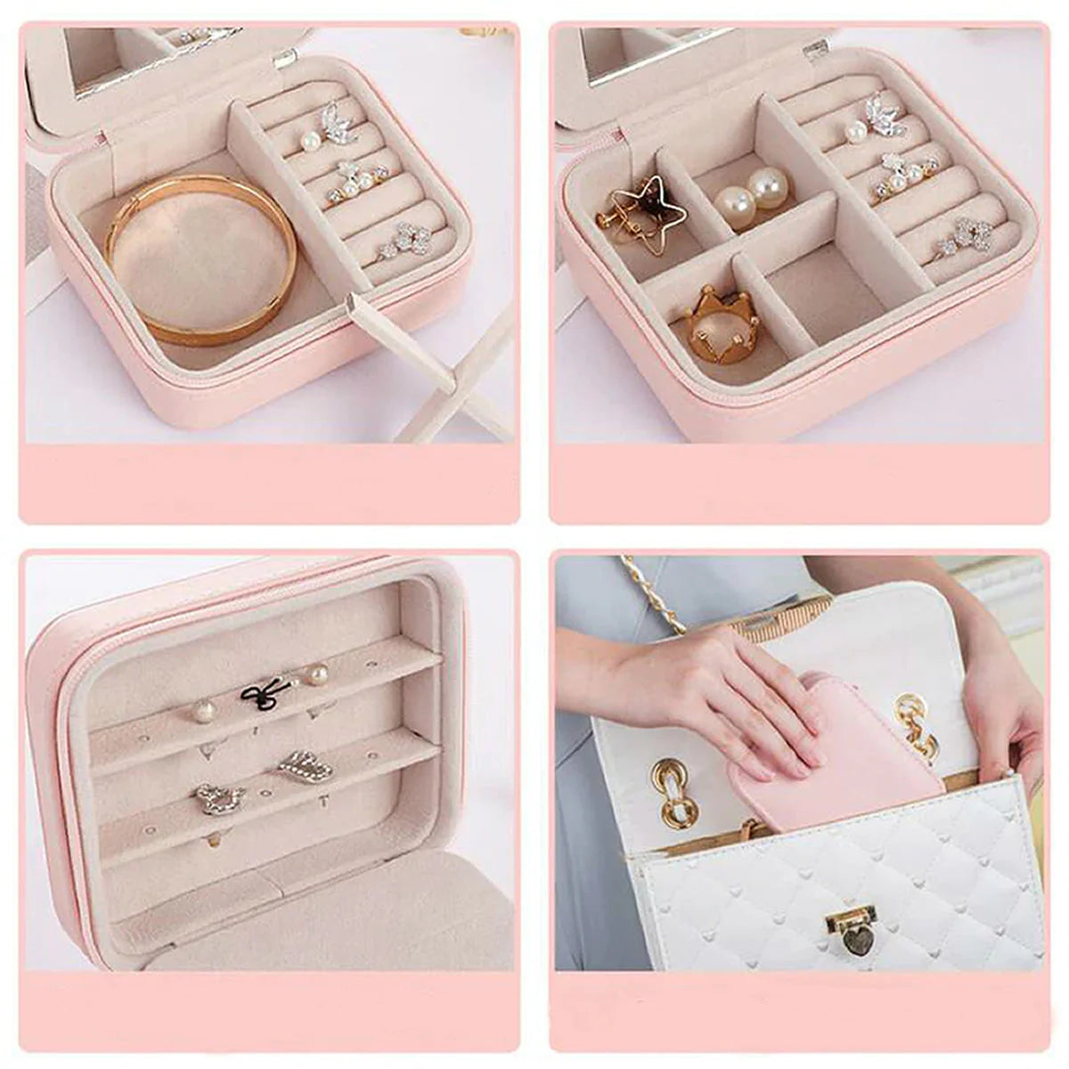 Mini Jewelry Organizer for On-the-Go Glam - LIPOXI