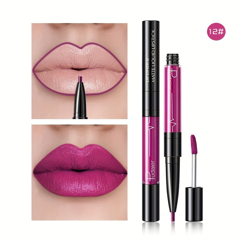 Seductive Duo: Waterproof Lip Liner & Gloss - LIPOXI