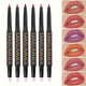 Matte Magic: 6-Piece Waterproof Lip Liner Set