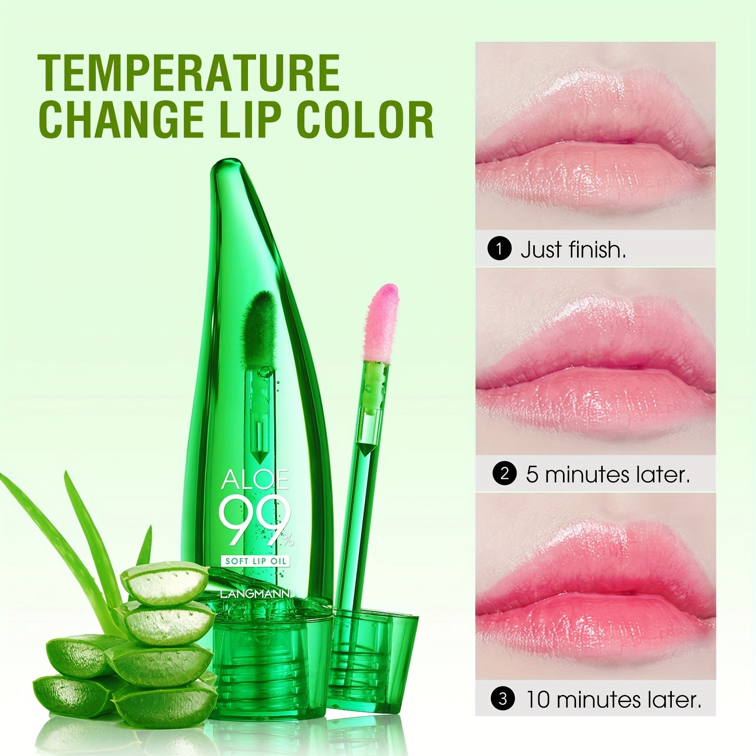 Aloe Vera Magic Color Changing Lipstick - LIPOXI