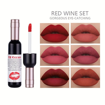 Red Wine Velvet Matte Lip Gloss - LIPOXI