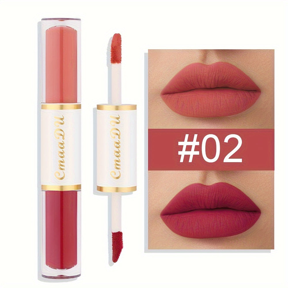 Cmaadu Two Color Liquid Lipstick - LIPOXI