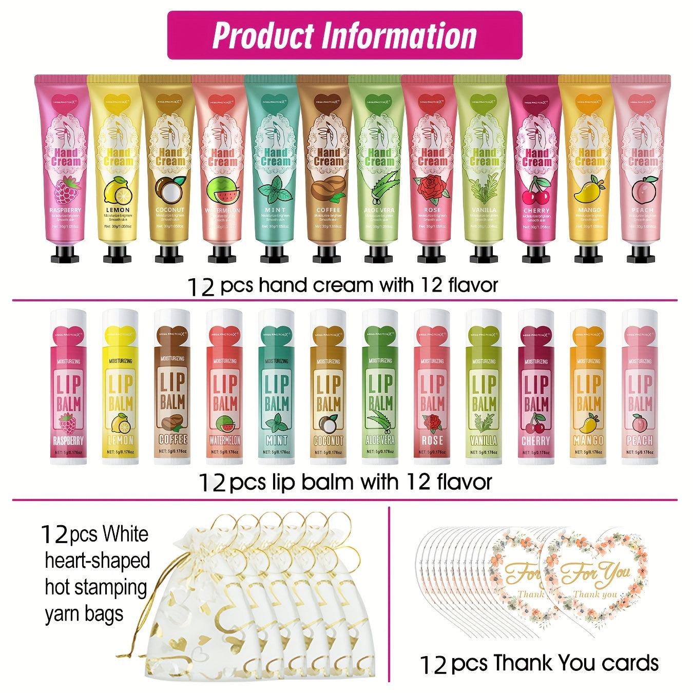 Hand Cream & Lip Balm Sets - LIPOXI