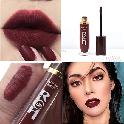 Dark Red Matte Liquid Lipstick - LIPOXI