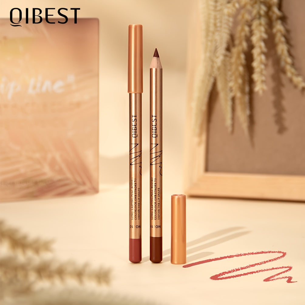 QIBEST 12-Color Lip Liner Set - LIPOXI