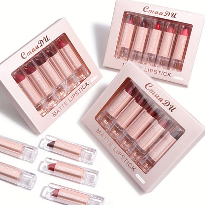 5pcs Velvet Matte Lipstick Collection - LIPOXI