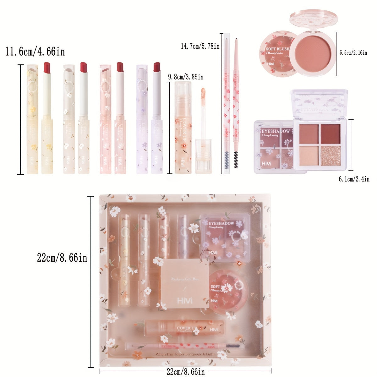 Flower Language Makeup Gift Set - LIPOXI