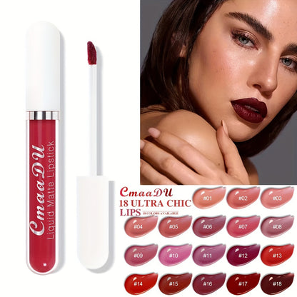 CmaaDu 18 Matte Lip Gloss - LIPOXI