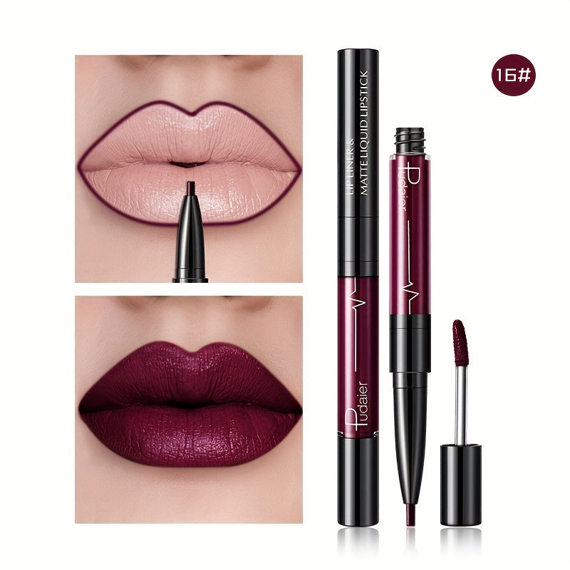 Seductive Duo: Waterproof Lip Liner & Gloss - LIPOXI