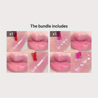 Lustrous 6-Color Lip Gloss Set - LIPOXI