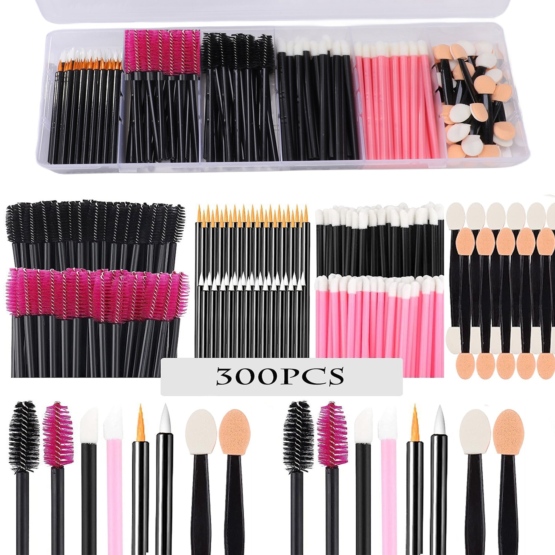 Ultimate 300pcs Disposable Makeup Tool Kit - LIPOXI