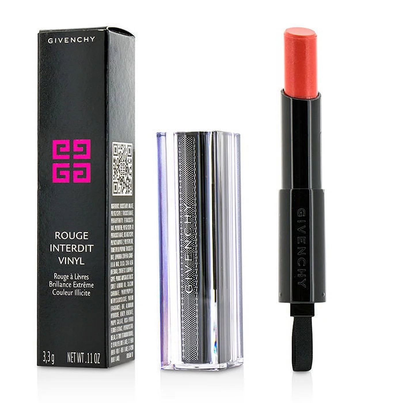 Givenchy Rouge Interdit Vinyl Lipstick - LIPOXI